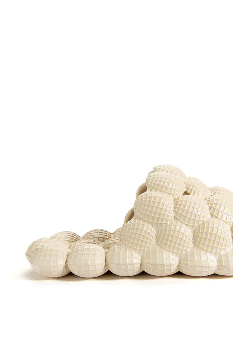 Full View Comfy Girl Chic Nude Bubble Slide