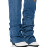 Front View Connection Western Denim Boot