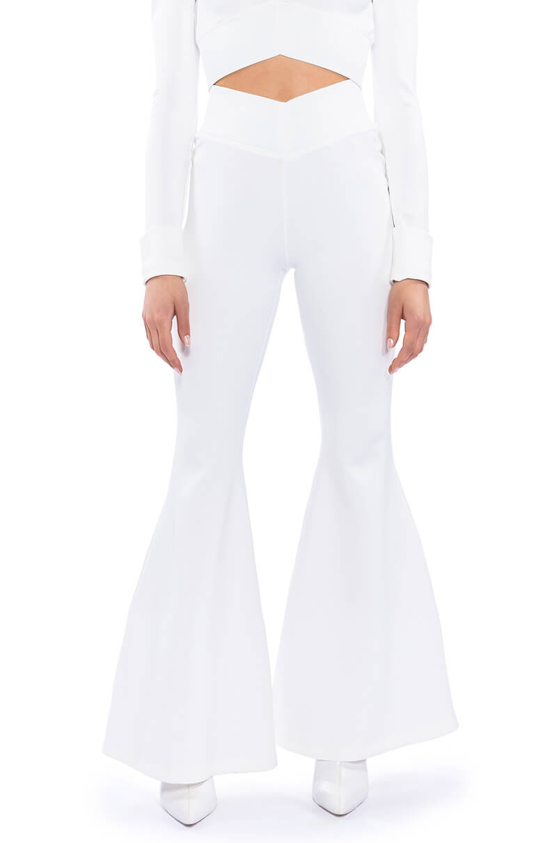 Front View Cool And Casual Flare Legging