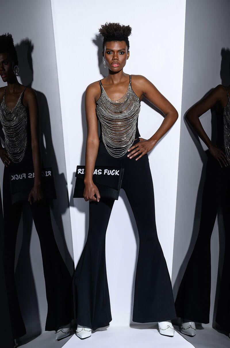 Front View Cool And Causal Flare Legging