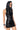 Detail View Cool Girl Hooded Mini Dress In Black