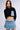 Back View Cool Girl Knit Denim Cropped Sweater