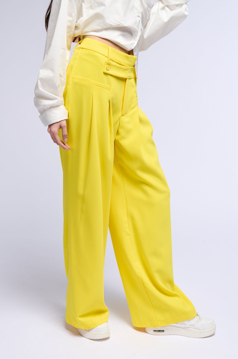 Side View Cool Girl Wide Leg Trouser