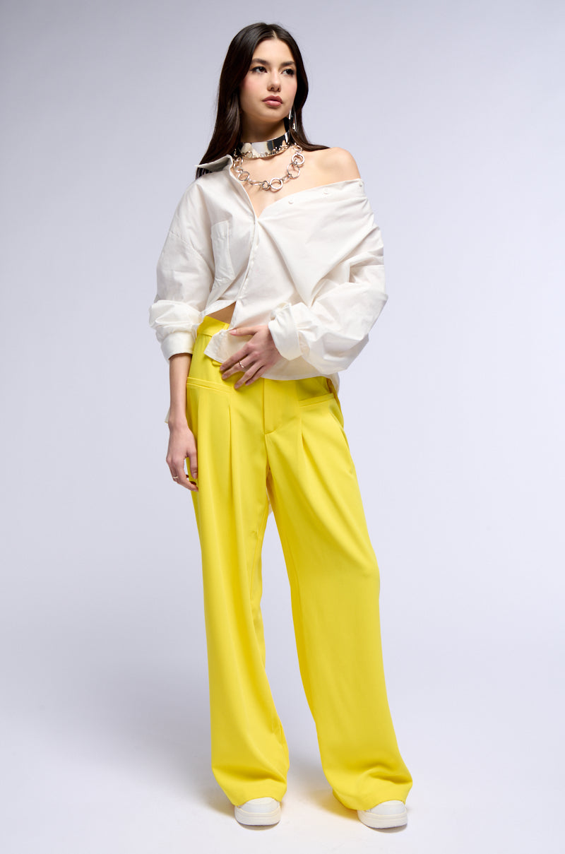 Detail View Cool Girl Wide Leg Trouser