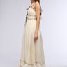 Side View Coquette Core Satin Midi Dress