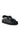 Back View Corta Embellished Flat Sandal In Black