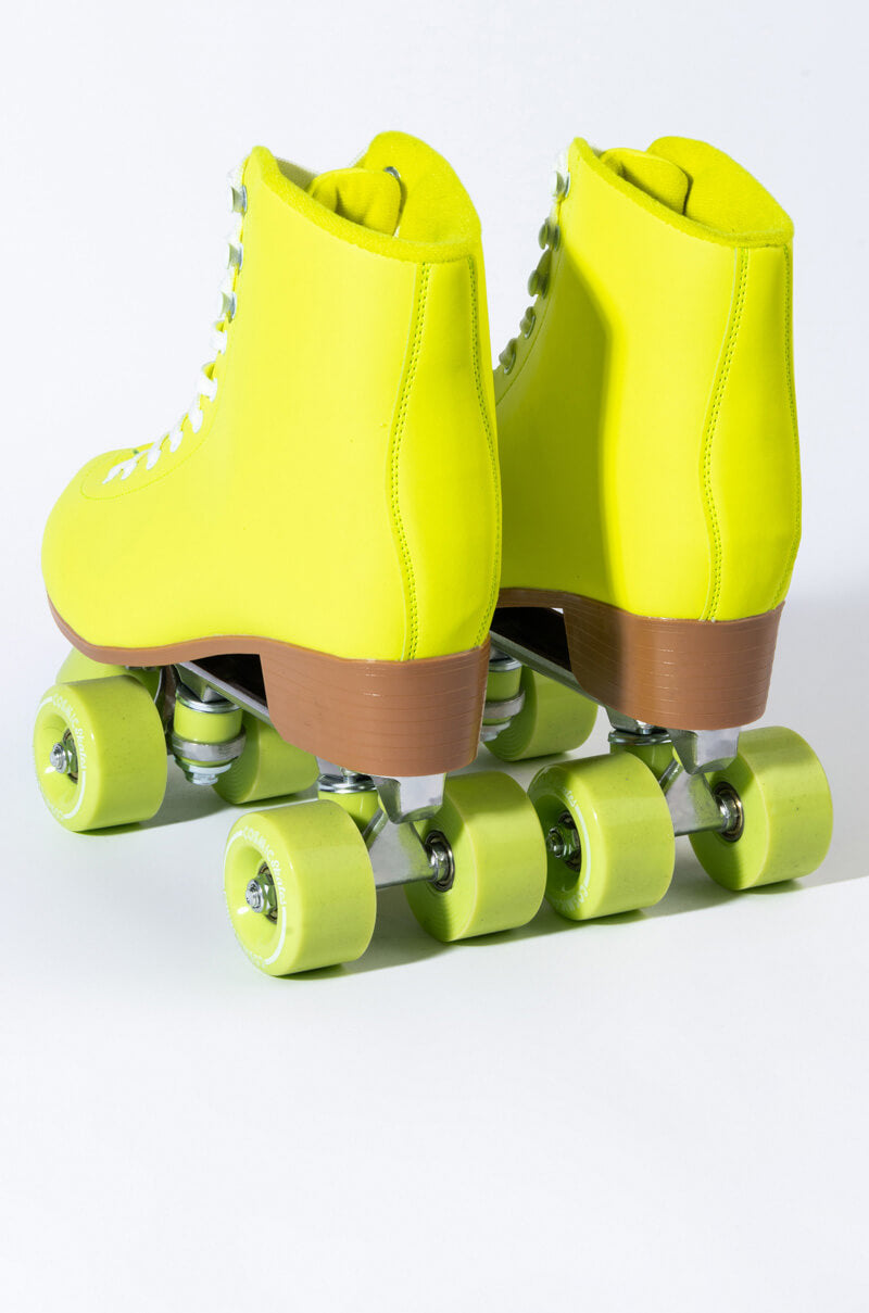 Full View Cosmic Skates Josie Lime Roller Skates