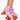 Front View Cosmic Skates Swirl Print Roller Skates