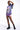 Detail View Cosmic Vibes Coated Metallic Short