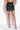 Front View Cosmo Pleather Mini Skirt