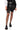 Front View Count On Me Pleated Faux Leather Mini Skirt