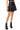 Front View Count On Me Pleated Faux Leather Mini Skirt