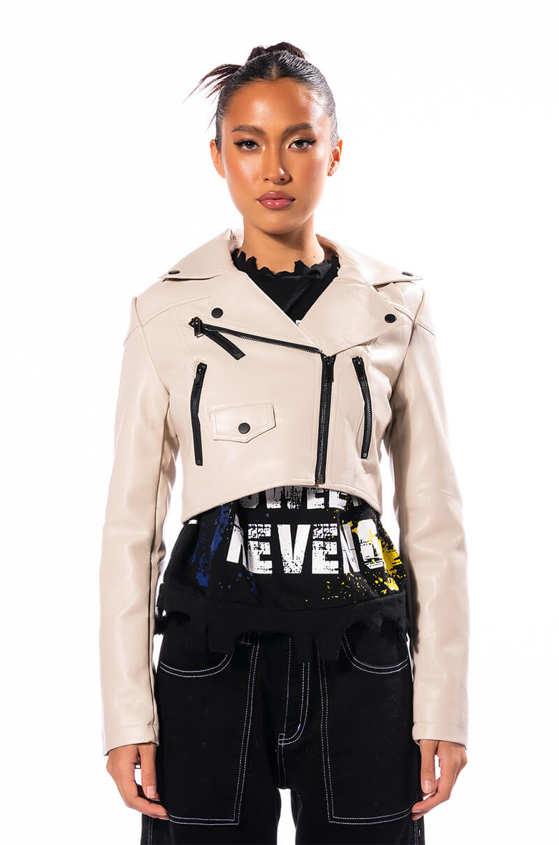 Full View Count The Stars Basic Moto Jacket 4