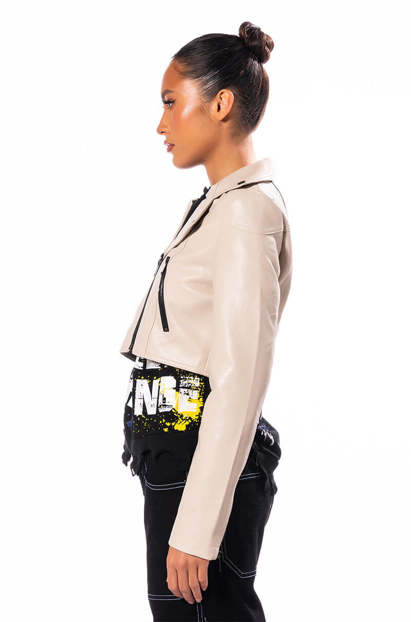 Extra View Count The Stars Basic Moto Jacket 5