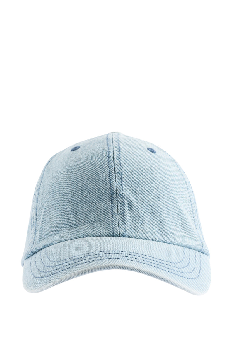 Full View Courtside Faux Fur Brim Hat With Denim Cap 3