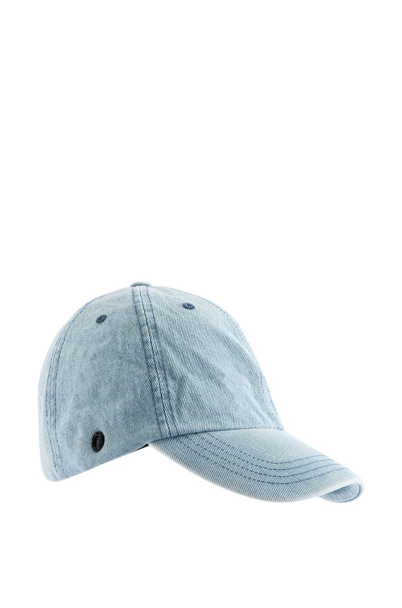 Extra View Courtside Faux Fur Brim Hat With Denim Cap 5