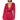 Front View Covet Faux Suede Trench Mini Dress In Red