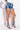 LEAH PATCHWORK DENIM SHORTS view 0