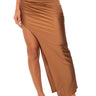 Front View Craving Your Touch Ruched Midi Skirt