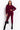 Full View Crazy Comfy Cool Fuzzy Casual Jogger in Burgundy