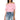 Front View Crazy In Love Short Sleeve Off The Shoulder Tshirt In Pink