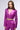 Side View Cropped And Coated Blazer In Neon Purple