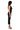 Detail View Cross Me Mesh Rhinestone Dress In Black