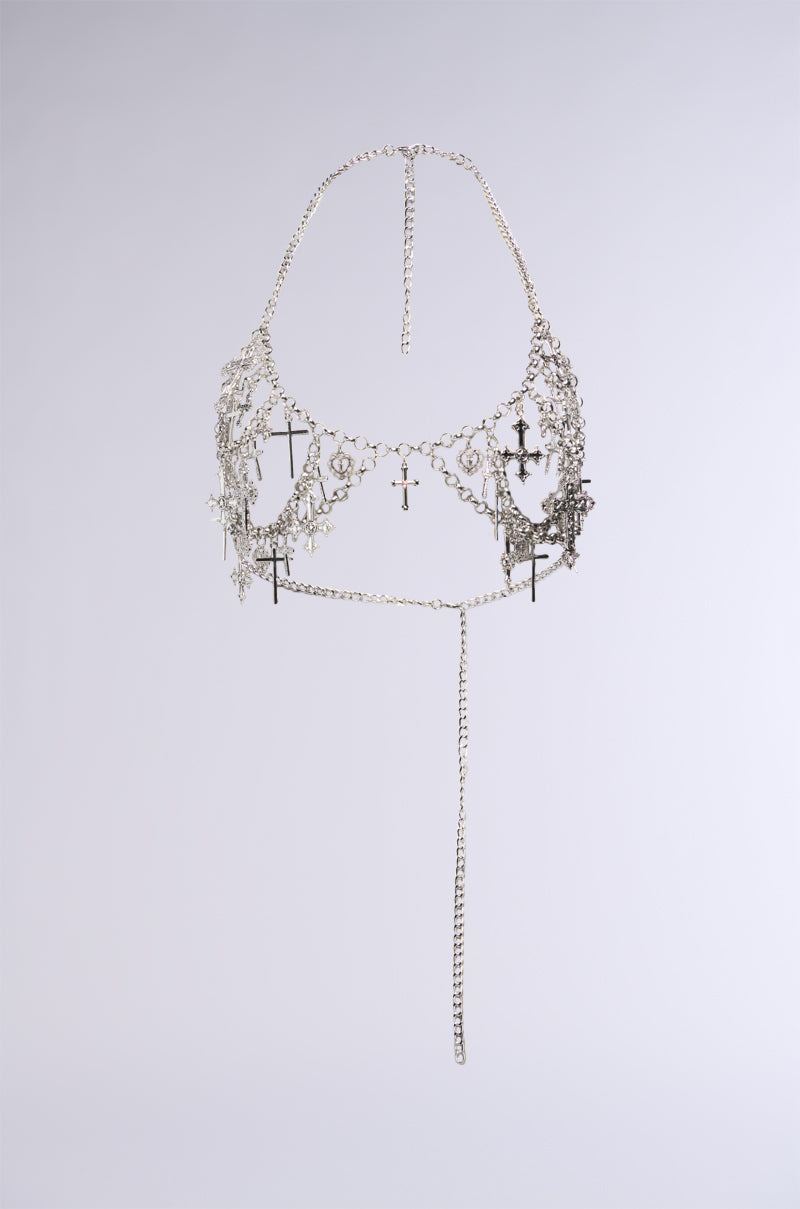 Detail View Cross My Heart Body Chain 8
