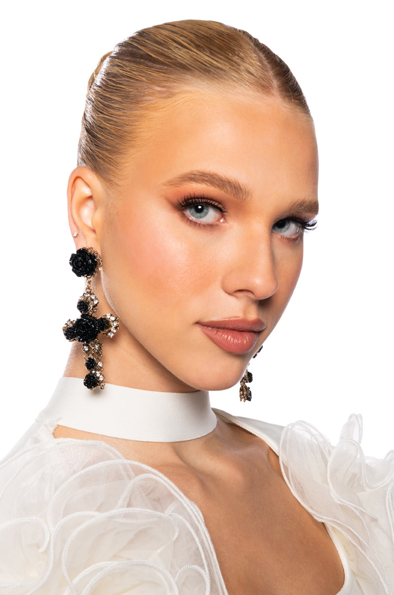 Front View Cross My Heart Earring