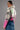 Back View Crushing It Grafiti Cropped Sherpa Jacket