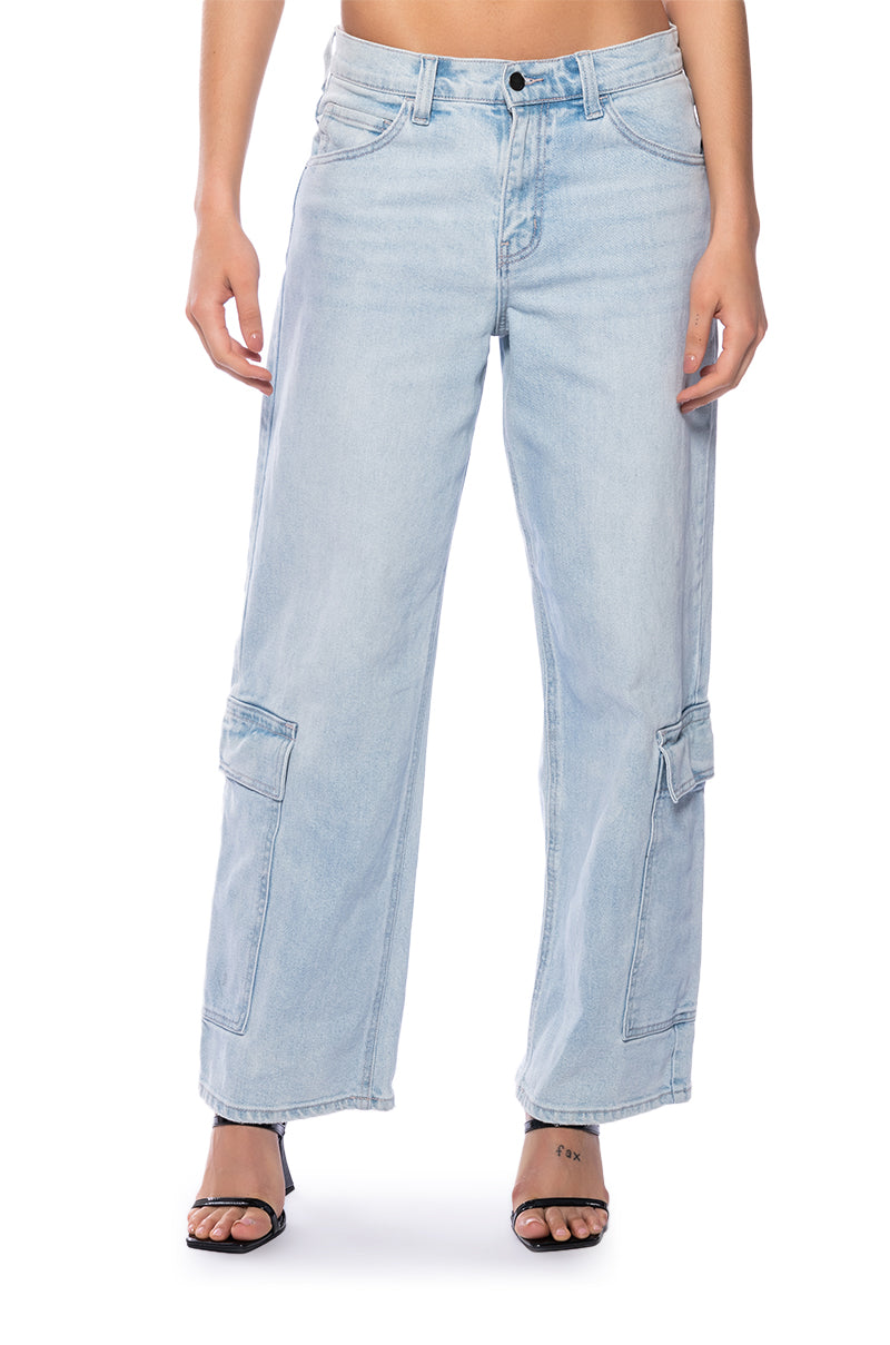 Extra View Crushing On Them Vintage Low Rise Light Denim Jean view 6