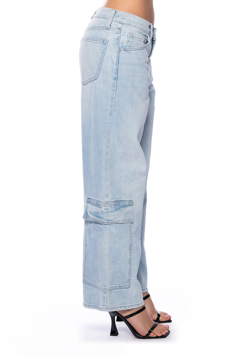 Extra View Crushing On Them Vintage Low Rise Light Denim Jean view 8