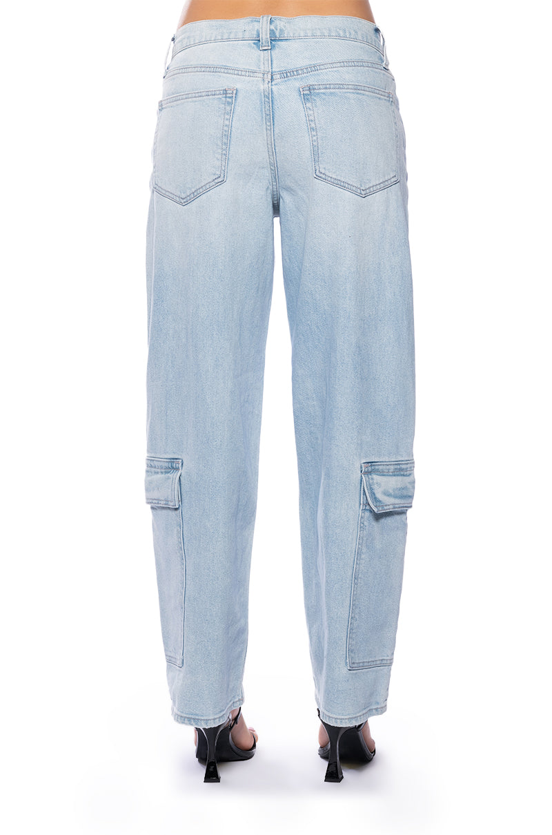 Extra View Crushing On Them Vintage Low Rise Light Denim Jean view 9