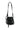 Side View Crushworthy Black Bucket Bag