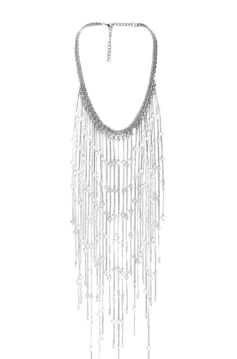 Back View Crystal Tears Necklace 2