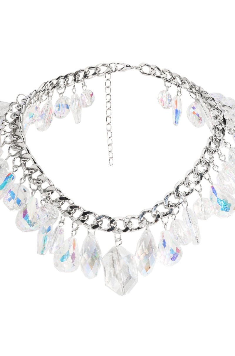 Back View Crystalize Statement Choker