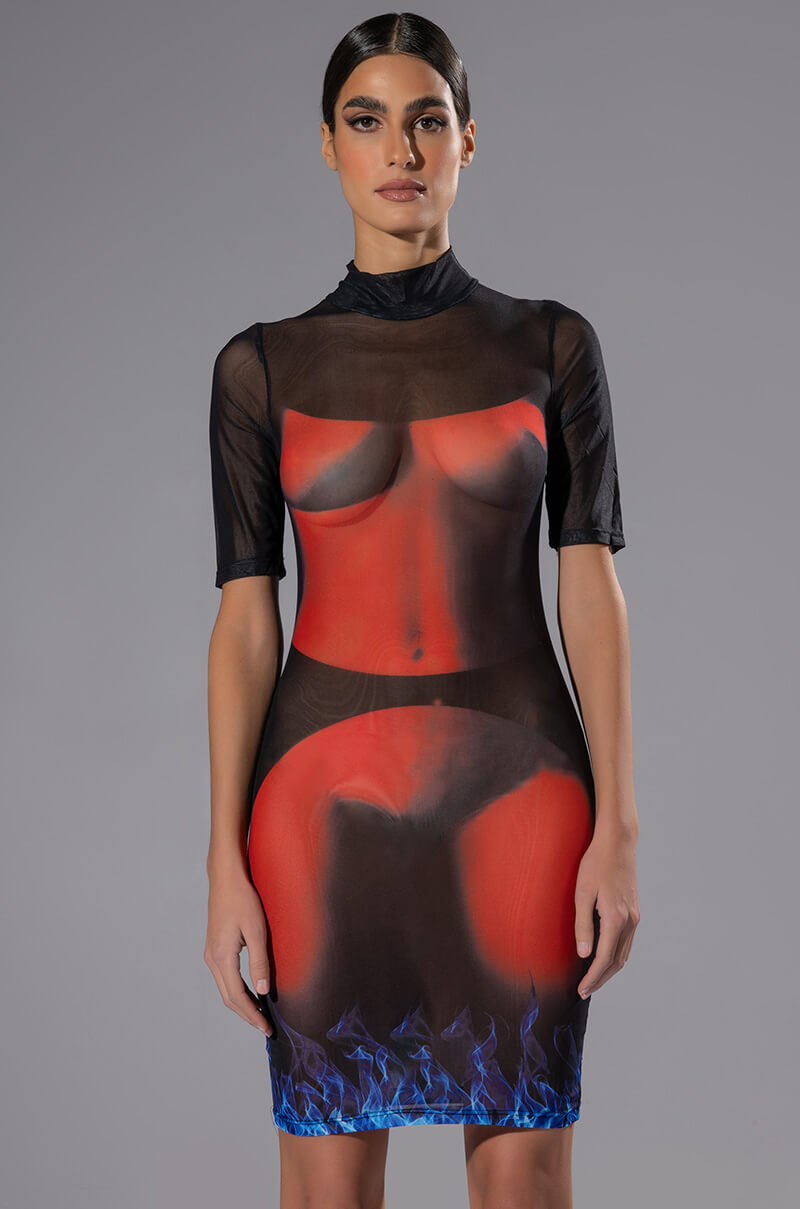 CURIOUS FOR ME SHORT SLEEVE MINI DRESS view 0