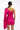 Extra View Curtain Call One Shoulder Cascading Sleeve Satin Mini Dress