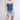 Front View Cut Me Off Strapless Denim Top