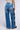 Back View Cut Out Detail Wide Leg Jean