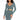 Front View Cut Out For It Long Sleeve Side Cut Out Bodycon Midi Dress