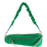 Side View Daft Green Asymmetrical Purse