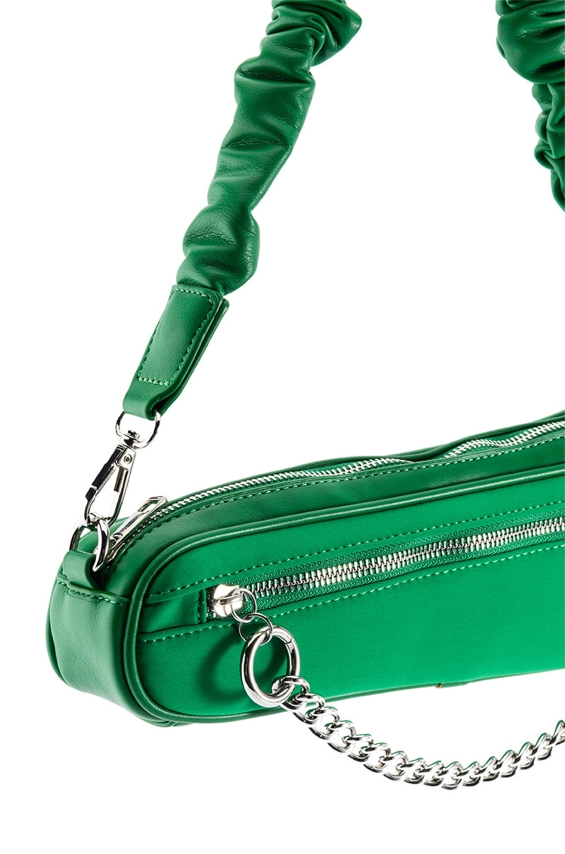 Detail View Daft Green Asymmetrical Purse 2