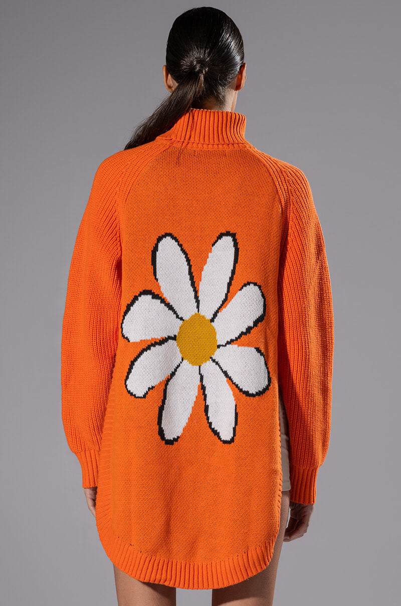 Extra View Daisy Dreaming High Low Sweater