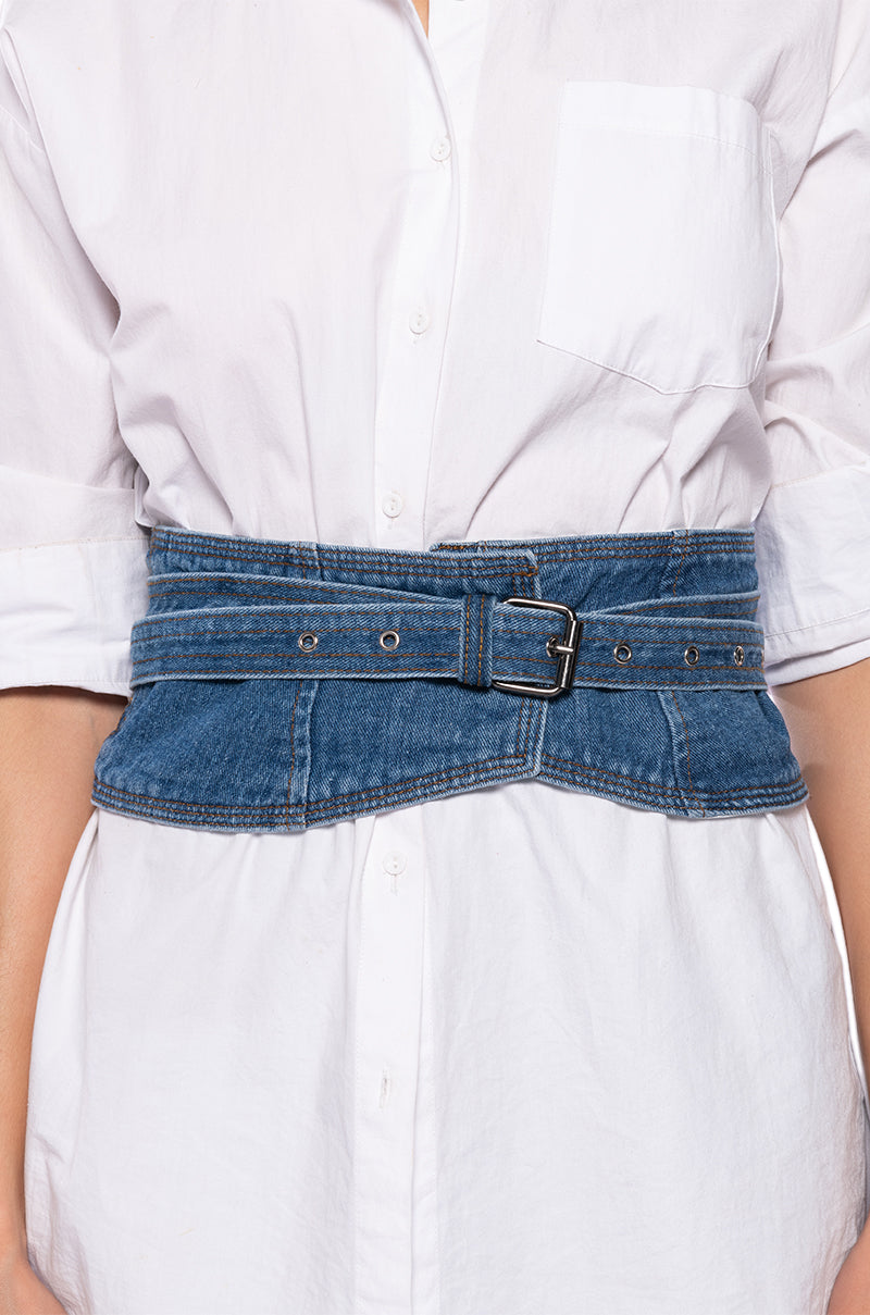DAISY DUKE DENIM WAIST BELT view 0