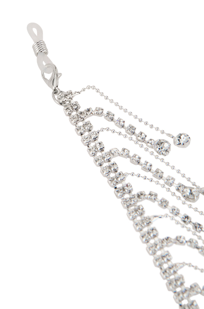 Full View Dangle Croquis Rhinestone Glasses Chain 5