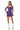 Back View Dani Mineral Wash Mini Dress In Purple Multi