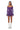 Extra View Dani Mineral Wash Mini Dress In Purple Multi