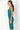 Back View Date Night Bandage Midi Dress in Turquoise