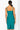 Detail View Date Night Bandage Midi Dress in Turquoise